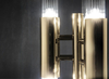 Elegant Gold And Black Marble Table Lamp with Modern Triple-Tube Design, Perfect for Adding A Touch of Luxury To Any Space