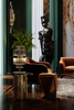 Stylish Crystal and Gold Table Lamp with Elegant Cylindrical Design, Ideal for Enhancing Modern Decor in Any Room