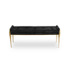 Nordic Style Thickened High-Elastic Sponge Bedroom Bench – Luxury Vanity Chair for Villas And Hotels, Makeup Stool with Footrest