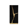 Factory Customizable Y-Shaped Gold-Plated Stainless Steel Luxury Wine Cabinet, Multi-Functional Display and Storage Rack for Wine and Accessories
