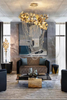 Artistic Floral-Inspired Chandelier with Elegant Cascading Design for Unique Home Lighting