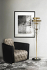 Elegant Crystal Floor Lamp with Cascading Glass Accents And Gold Base for Luxurious Home Lighting