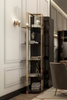 Chic Gold And Clear Glass Wall Lamp with Contemporary Multi-Tube Design, Ideal for Adding A Stylish Touch To Any Room