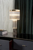 Luxurious Gold And Crystal Table Lamp with Elegant Layered Design, Perfect for Adding A Touch of Glamour To Any Space