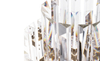 Stylish Crystal and Gold Table Lamp with Elegant Cylindrical Design, Ideal for Enhancing Modern Decor in Any Room