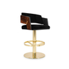 Factory Direct Luxury High-Stool Gold-Plated Stainless Steel Bar Chair for KTV, Bars, Cafes, And Tea Shops
