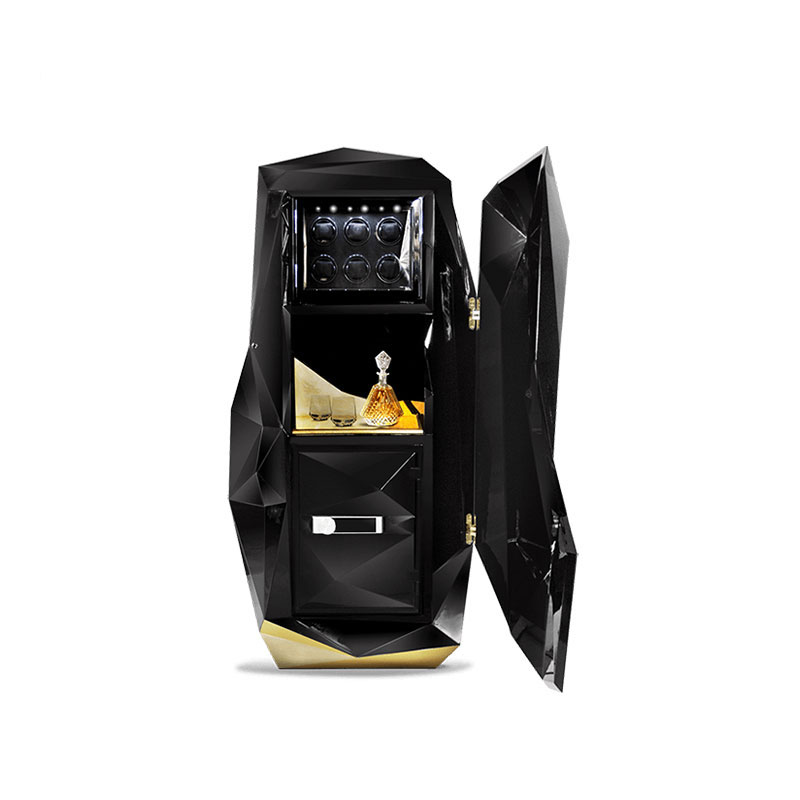 Nordic Minimalist Diamond-Shaped Wine Rack, Multi-Functional Freestanding Wine Storage Cabinet And Display for Ice Wine