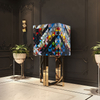 European Luxury Diamond-Shaped Wine Cabinet with Gold-Plated Stainless Steel Base, Large Wine Storage for Villas, KTV, And Home Bars