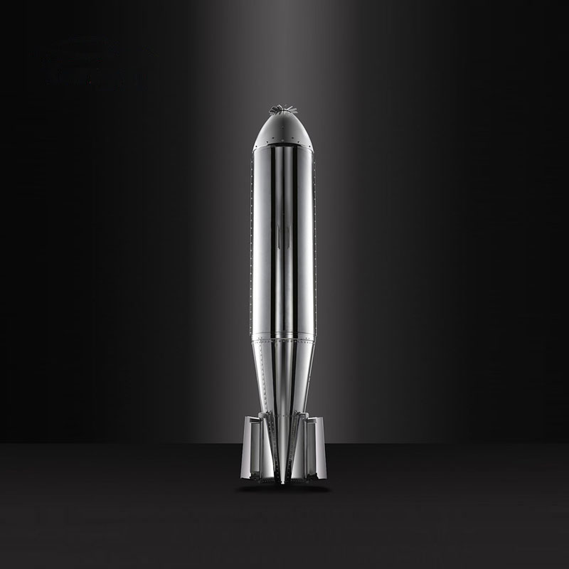 Creative Rocket-Shaped Wine Cabinet for Living Room, Large-Capacity Multi-Functional Wine And Bar Storage, Home Bar Display And Ice Wine Cabinet
