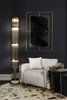 Sleek Tall Crystal Floor Lamp with Gold Accents And Geometric Design for Contemporary Home Lighting