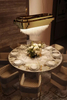 Sophisticated Multi-Layer Gold And Crystal Pendant Light with Contemporary Design, Perfect for Elevating The Style of Dining Rooms And Modern Spaces