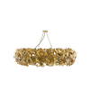 Elegant Gold Leaf Pendant Light with Nature-Inspired Design, Perfect for Adding A Touch of Sophistication To Modern Dining Rooms And Living Areas