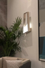 Artistic Gold Framed Wall Lamp with Wave-Inspired Marble Accent, Ideal for Modern And Elegant Environments