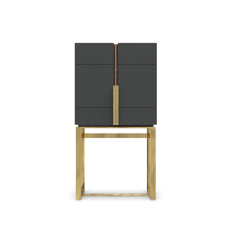 New Modern Minimalist Home Wine Display Cabinet, Multi-Layer Storage Wine Cellar And Anti-Slip Bar Cabinet for Living Room