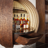 Nordic Designer Creative Wine Cabinet, Multi-Functional Large-Capacity Drink Storage And Display for Living Room And Wine Cellar
