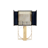 European Luxury Diamond-Shaped Wine Cabinet with Gold-Plated Stainless Steel Base, Large Wine Storage for Villas, KTV, And Home Bars