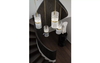 Elegant Small Pendant Lamp Inspired by Iconic Architecture with Crystal Glass And Gold-Plated Brass