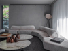 Factory Direct Minimalist L-Shaped Sectional Fabric Sofa for Living Room, Hotel Conference, And Lounge Areas