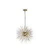 Creative Gold And Crystal Dandelion Pendant Light with Unique Starburst Design, Perfect for Adding A Touch of Elegance And Style To Any Space