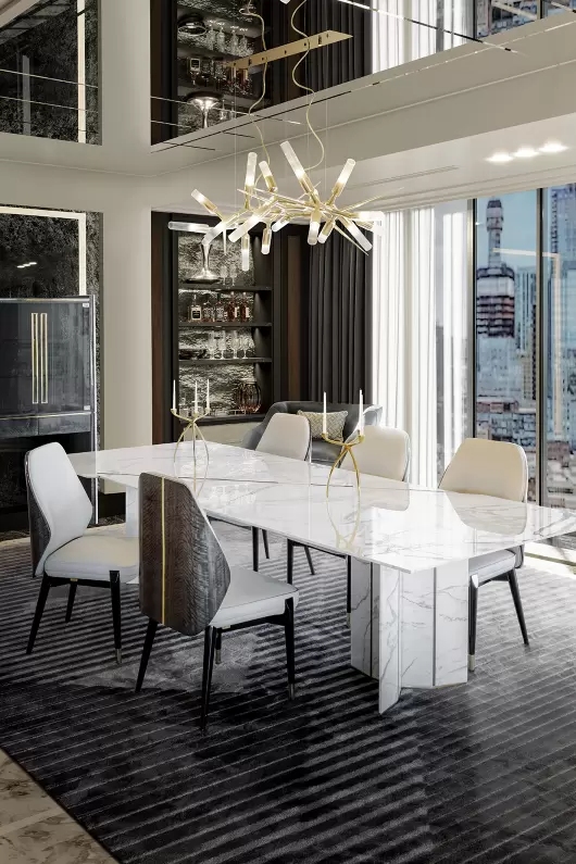 Innovative Gold Starburst Pendant Light with Modern Design, Perfect for Adding A Bold Statement To Contemporary Dining Rooms And Living Spaces