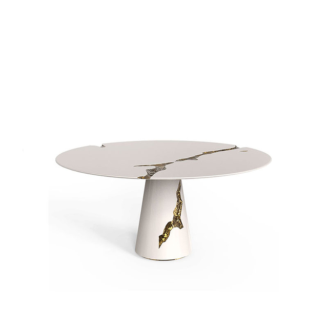 Factory Direct Sales Stainless Steel Base Metal Dining Table – Multi-Person Dining Table for Kitchens, Milk Tea Shops, Coffee Shops, And Restaurants