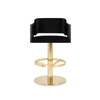 Factory Direct Luxury High-Stool Gold-Plated Stainless Steel Bar Chair for KTV, Bars, Cafes, And Tea Shops