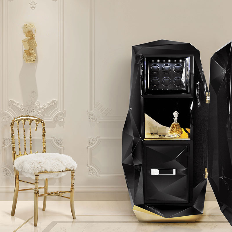 Nordic Minimalist Diamond-Shaped Wine Rack, Multi-Functional Freestanding Wine Storage Cabinet And Display for Ice Wine