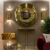Cross-Border Middle Eastern Style Feng Shui Mirror for Entryway, Corridor, Bathroom, And Vanity, High-Definition Decorative Mirror