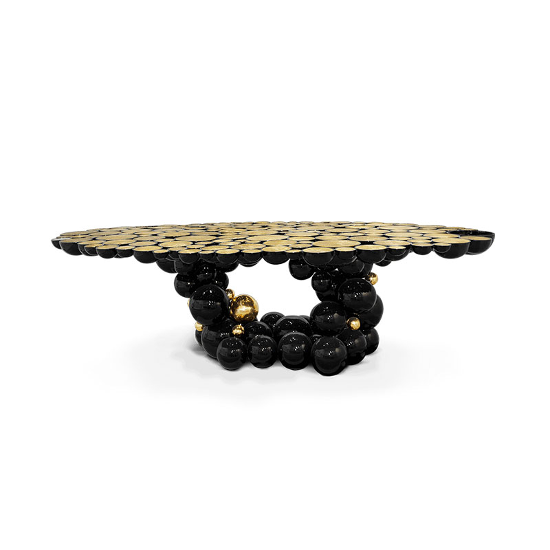Factory Can Customize Size Villa Spherical Living Room Dining Table 8-seater Luxury Waterproof Dining Table Dining Table