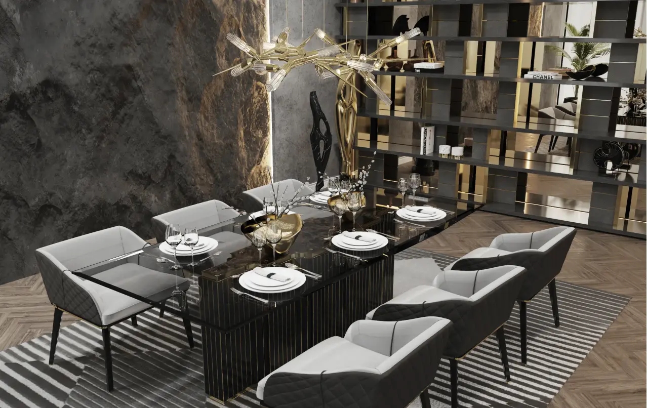 Sleek Tall Crystal Floor Lamp with Gold Accents And Geometric Design for Contemporary Home Lighting