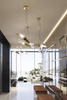 Sleek Minimalist Pendant Lamp with Crystal Glass Tube And Gold-Plated Brass Ring for Modern Spaces