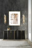 Contemporary Gold And Clear Glass Wall Lamp with Artistic Design, Perfect for Adding A Touch of Elegance To Any Room