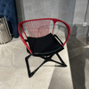 Light Luxury Metal Leg Dining Chair with Back and Armrest – American Cafe Restaurant Chair for Dining, Bar, or Lounge – Modern Bar Chair, Stylish and Comfortable Seating, Durable Metal Frame – Perfect