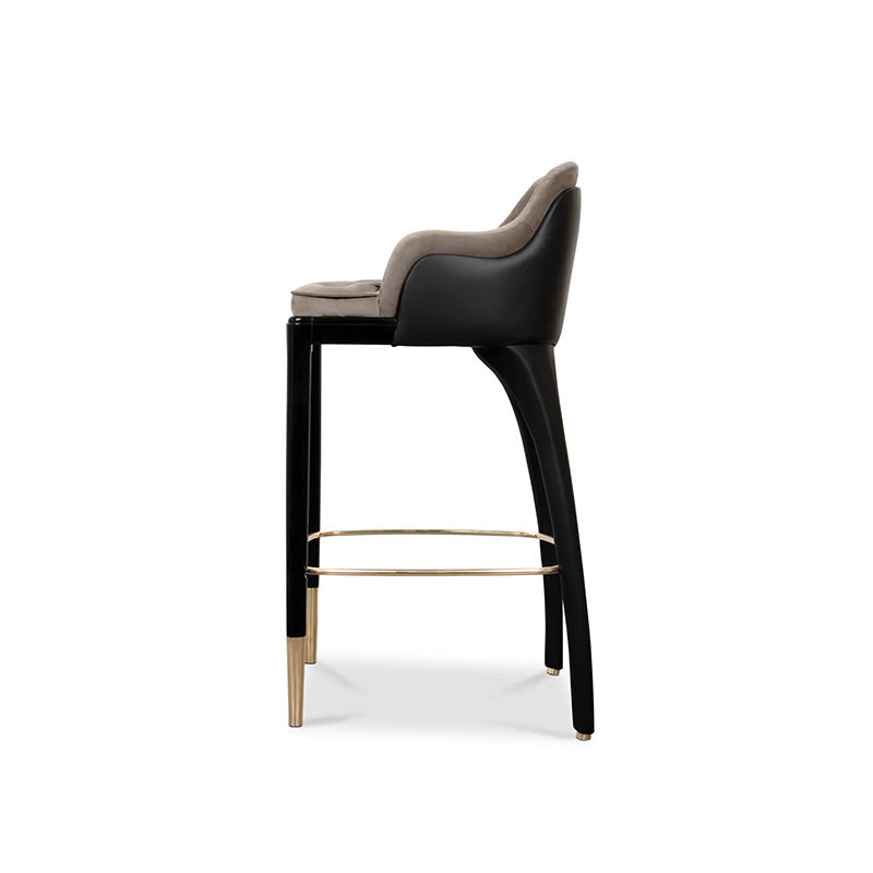 Wholesale Direct From Factory: High Stool Fabric Bar Chairs for KTV, Bars, Villas, Kitchens, Cafes, And Tea Shops