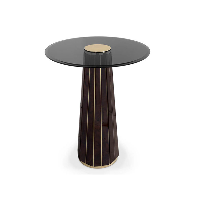 Modern Minimalist Round Coffee Table for Home Balcony, Bistro, Tea Shop, And Bar, Small Dining And Cafe Table