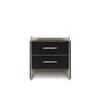 Nordic Fashion Bedroom Nightstand with Dual Drawers, Multifunctional Storage Cabinet, Bedside Table, And Small Coffee Table