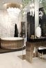 Exquisite Waterfall Pendant Lamp with Gold-Plated Brass And Ribbed Crystal Glass for Luxurious Illumination