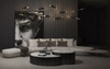 Sleek Minimalist Pendant Lamp with Crystal Glass Tube And Gold-Plated Brass Ring for Modern Spaces