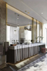 Modern Pendant Lamp in Crystal Glass And Gold-Plated Brass Inspired by Lighthouse Architecture