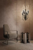 Elegant Pendant Lamp in Gold-Plated Brass And Crystal Glass for Versatile Modern Interiors