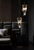 Luxurious Pendant Lamp Crafted From Gold-Plated Brass And Crystal Glass for Elegant Home Design